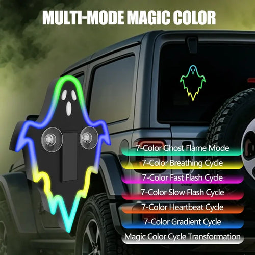 Solar Powered LED Car Neon Light