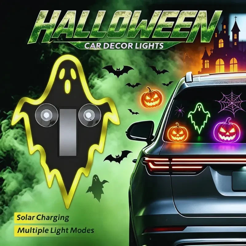 Solar Powered LED Car Neon Light