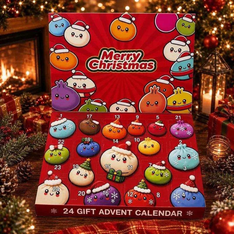Christmas Advent Calendar Squishy Collectibles
