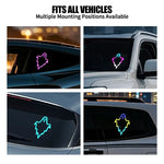 Solar Powered LED Car Neon Light