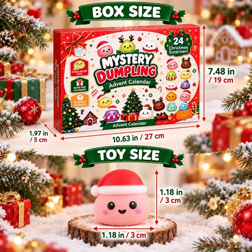 Christmas Advent Calendar Squishy Collectibles