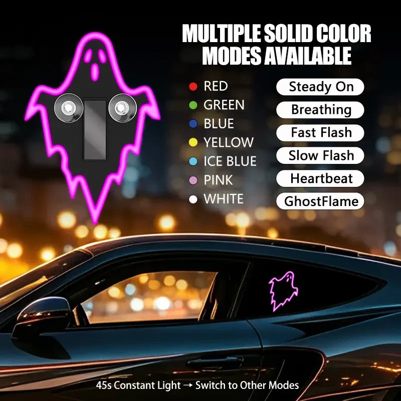 Solar Powered LED Car Neon Light